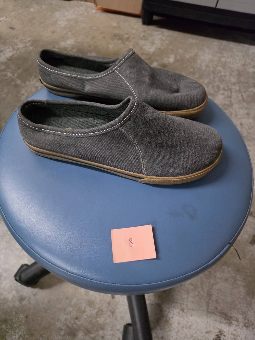 Casual Gray Slip-On Men’s Shoes